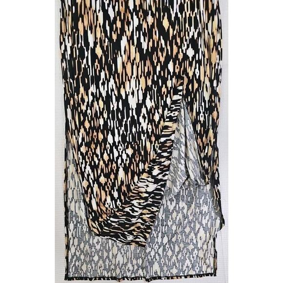 Spence ~Woman Size S~ Beige/Brown Animal Print Sleeveless Drest Elastick Waist. - Picture 11 of 16